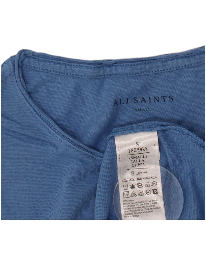All Saints T-Shirt Homme Petit Bleu Coton