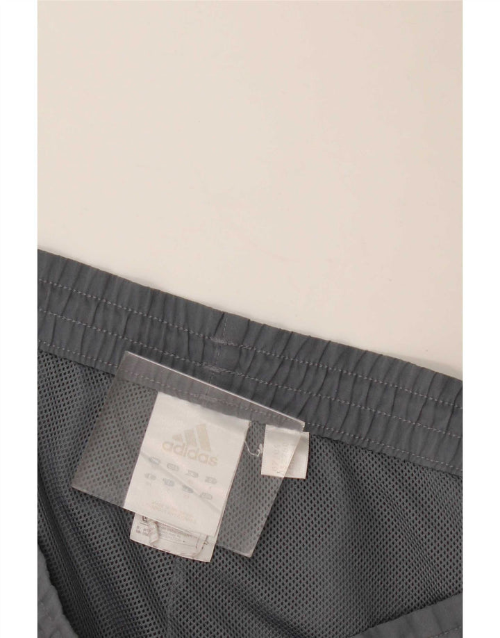 Adidas Short de sport pour homme XL Gris Colorblock Polyester