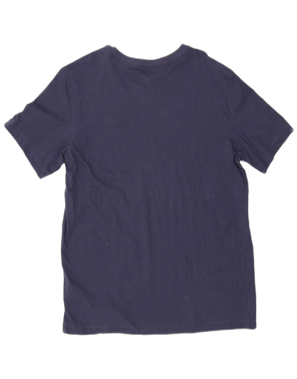 Nike T-shirt pour homme en coton bleu marine Taille L