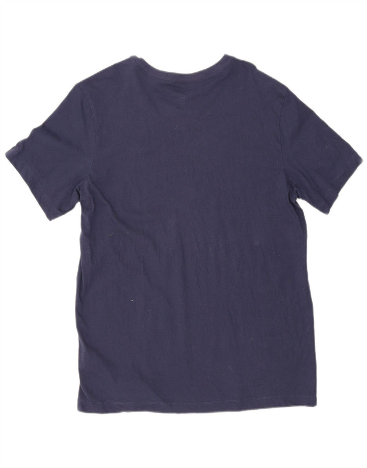 Nike T-shirt pour homme en coton bleu marine Taille L