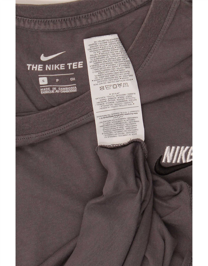 Nike T-Shirt Homme Petit Gris Coton