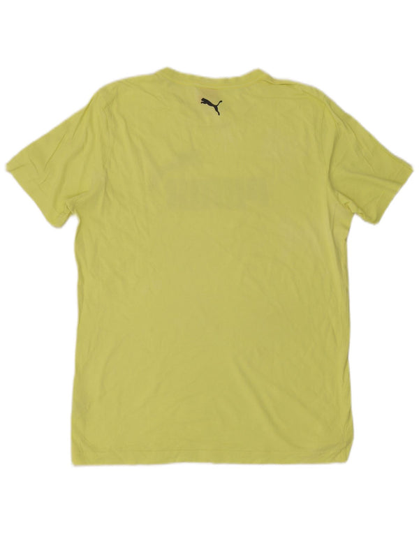 Puma Tee-Shirt Graphic Homme Jaune Moyen