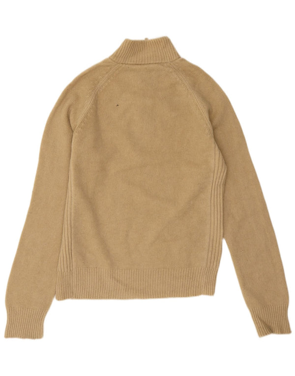 Timberland Pull à col zippé pour homme 2XL Beige Laine d'agneau