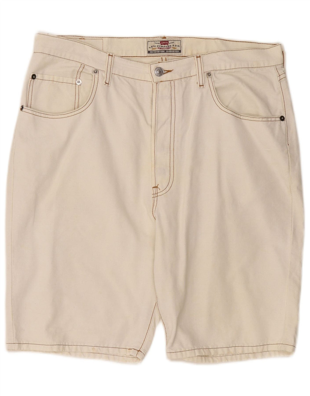 Levi's Short Casual W36 Large Homme Blanc Cassé