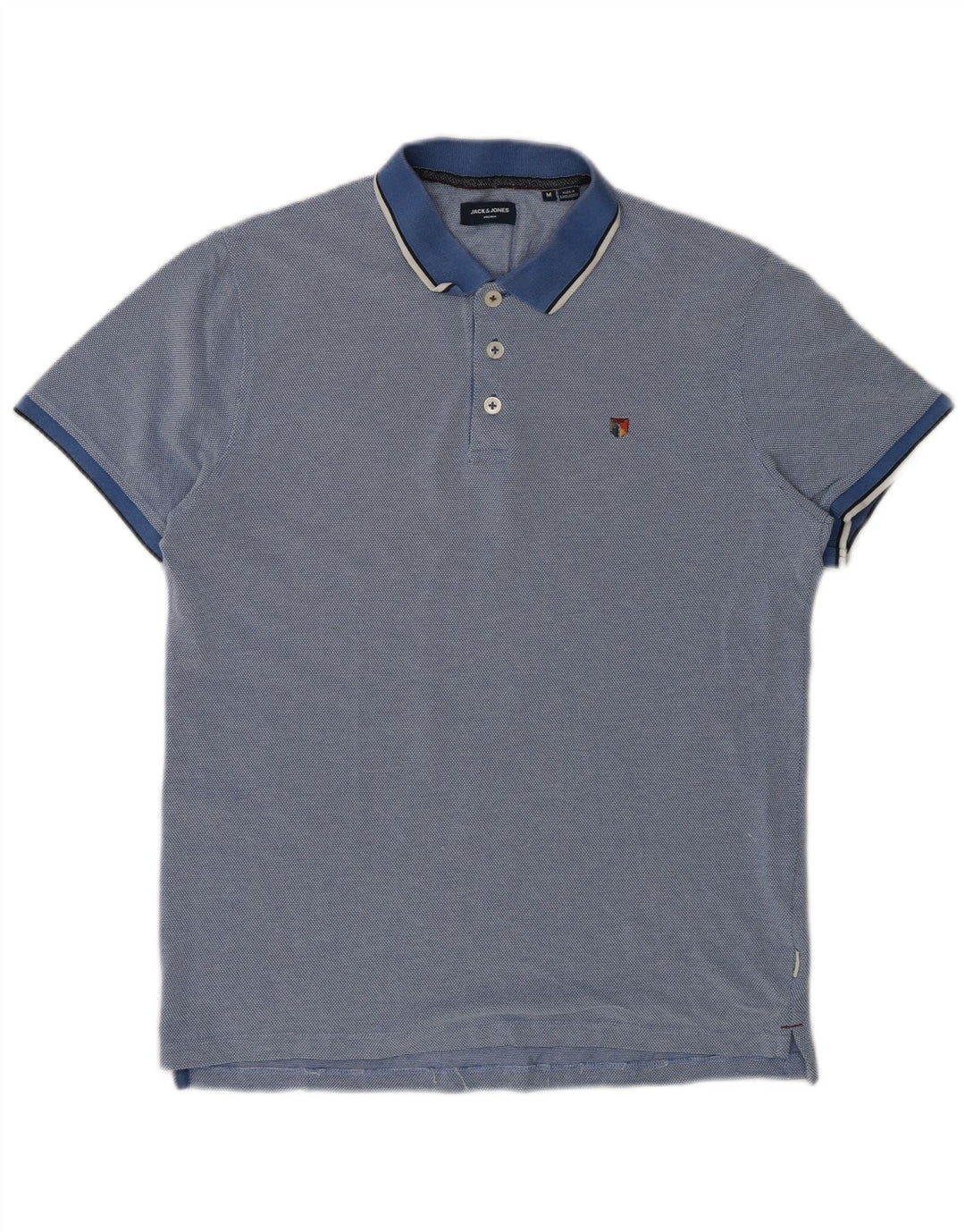 Jack & Jones Polo Homme Bleu Moyen Coton