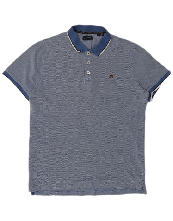 Jack & Jones Polo Homme Bleu Moyen Coton