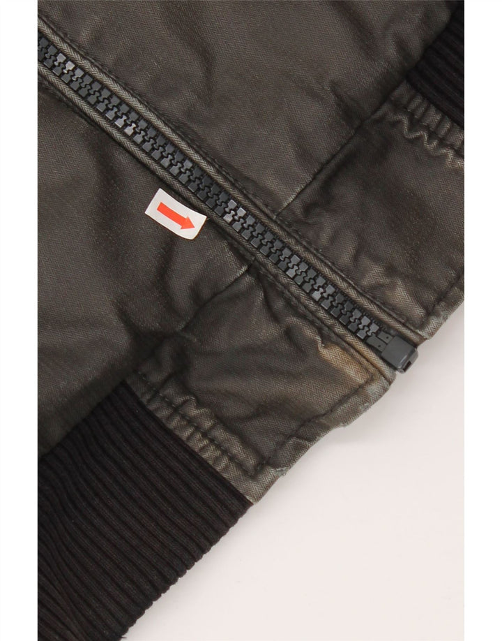 Jack & Jones Veste Militaire Homme UK 36 Petit Gris Coton