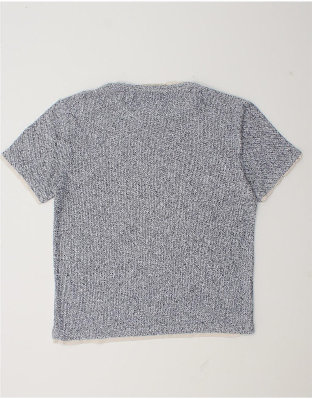Zara T-Shirt Homme Haut Large Bleu
