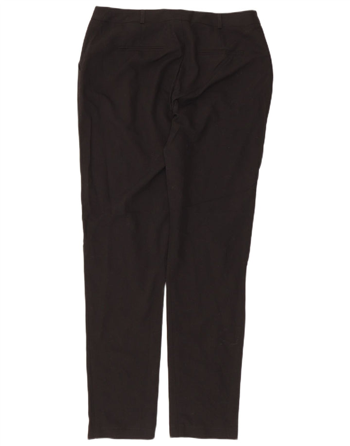 TOPSHOP Pantalon de costume droit pour femme UK 10 Small W32 L29 Noir Polyester