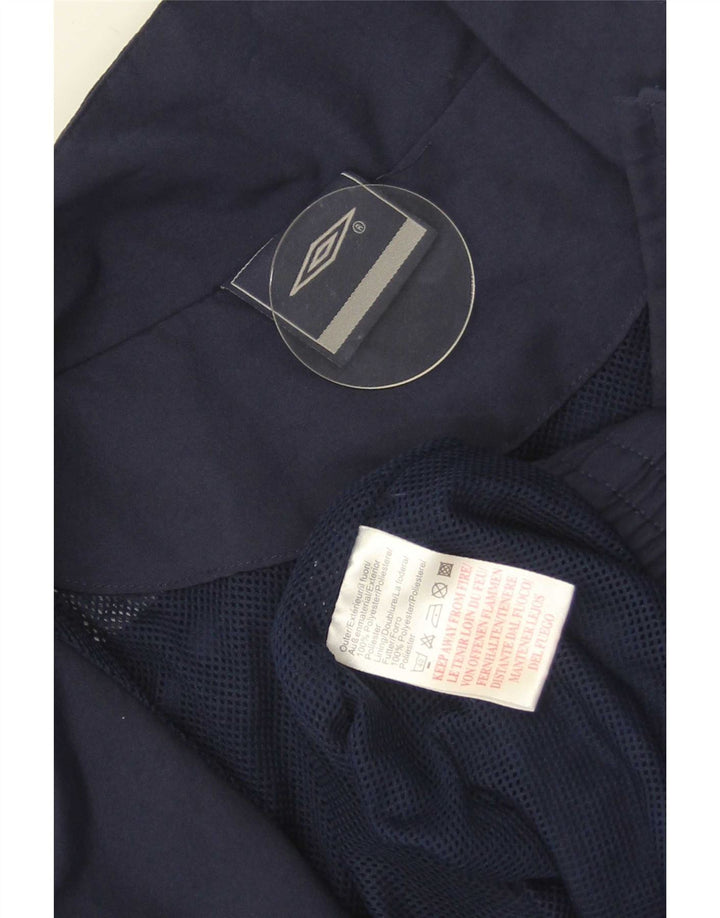 Umbro Veste de survêtement graphique pour homme XL Bleu marine Colorblock Polyester