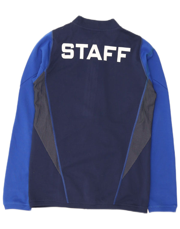 Adidas Hommes Aeroready Survêtement Top Veste Petit Bleu Marine Colorblock