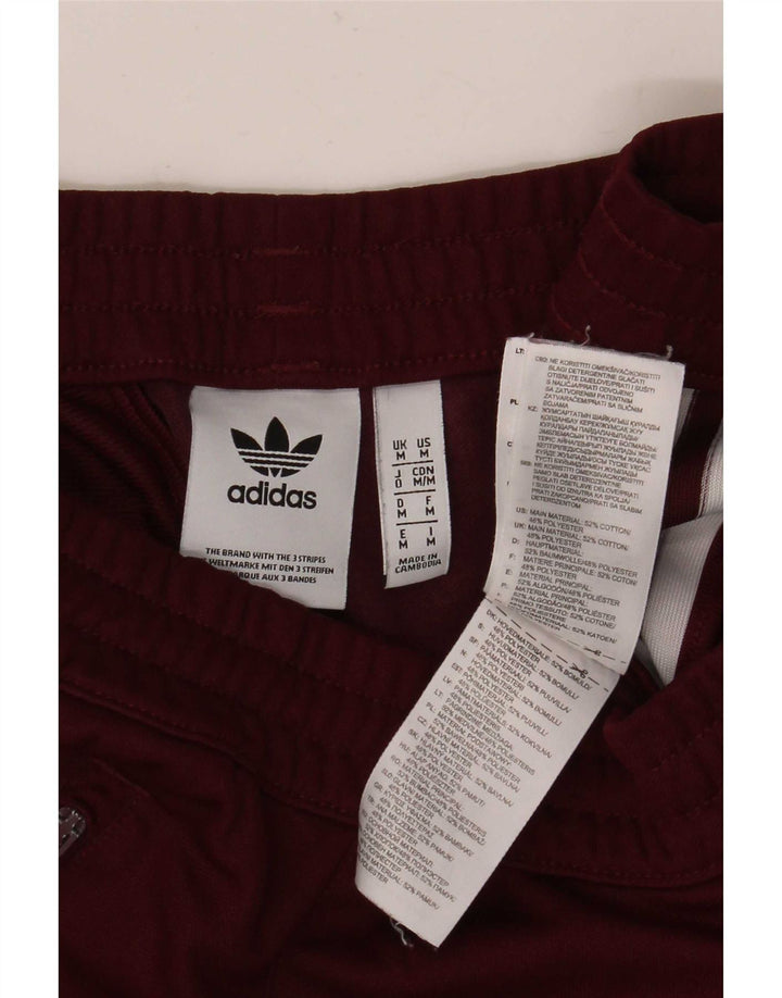 Adidas Pantalon de survêtement pour homme en coton bordeaux moyen