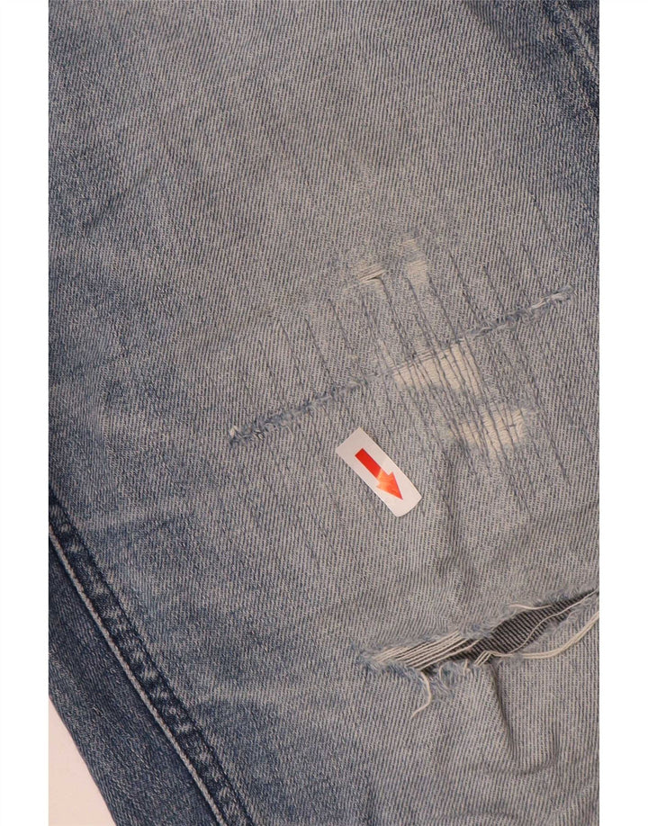 Lee Jean droit vieilli pour homme W30 L31 en coton bleu