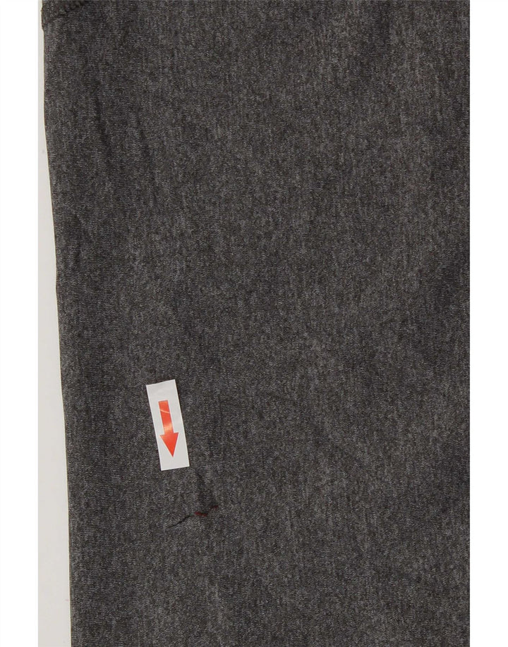 Under Armour Legging Capri Femme UK 44 Large Gris Géométrique Polyester