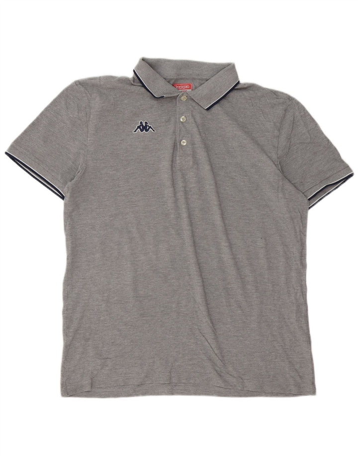 Kappa Polo Homme 2XL Gris Coton