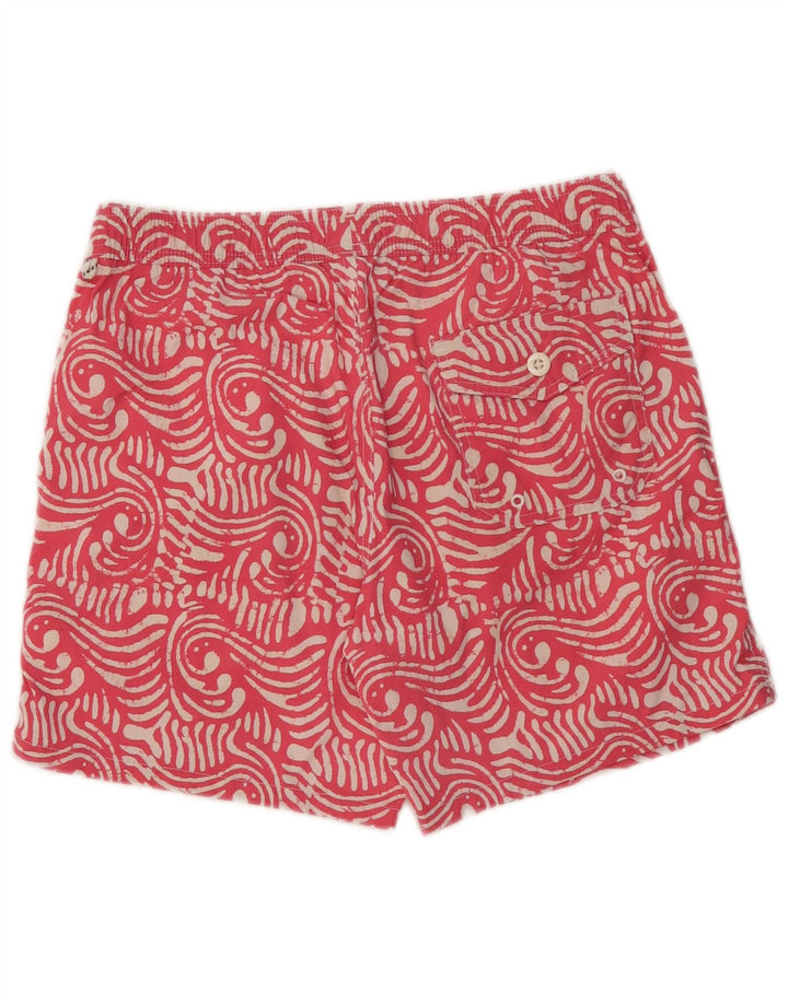 J. CREW Short de Bain Homme Rose Moyen Paisley Polyamide