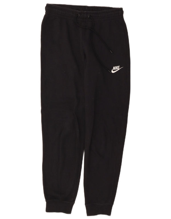NIKE Pantalon de survêtement pour femme Joggers UK 10 Small Noir Coton