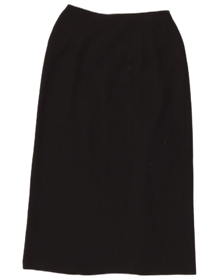 Marks & Spencer Jupe portefeuille pour femme UK 12 Medium W28 Noir Polyester