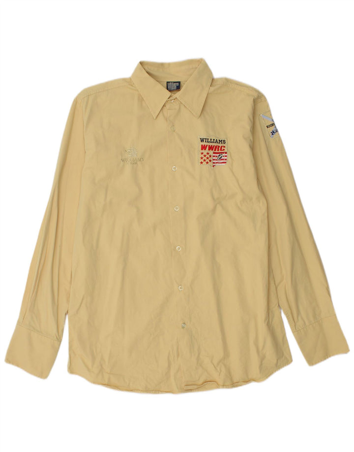Williams Wilson Chemise Graphique Homme XL Jaune Coton