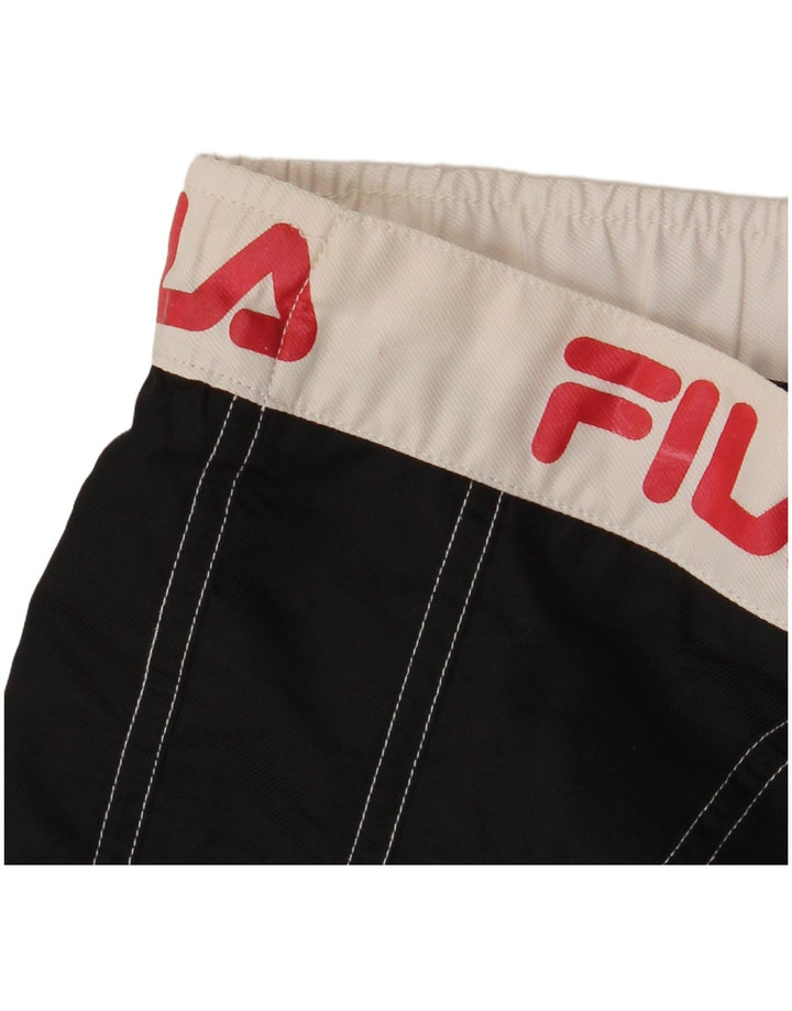 Fila Short de Bain Graphique Homme Noir Colorblock