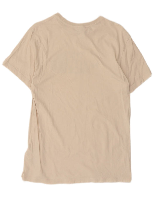The North Face T-Shirt Graphique Homme Coton Beige Moyen