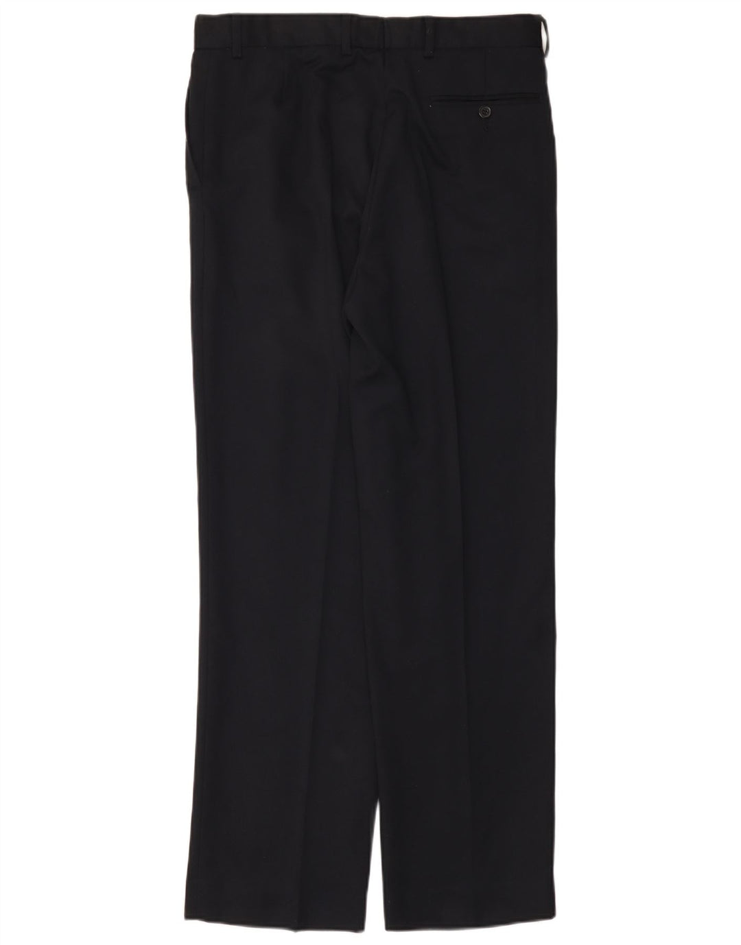 St. Bernard Pantalon de costume droit pour femme EU 42 Large W32 L31 Bleu marine