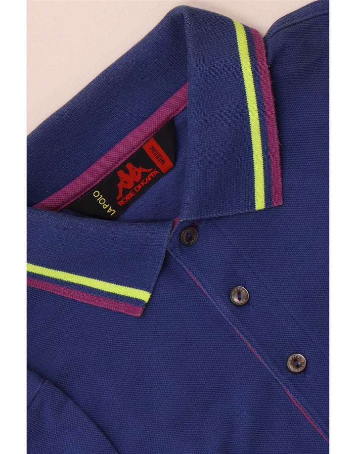 Kappa Polo Homme Bleu Moyen Rayé