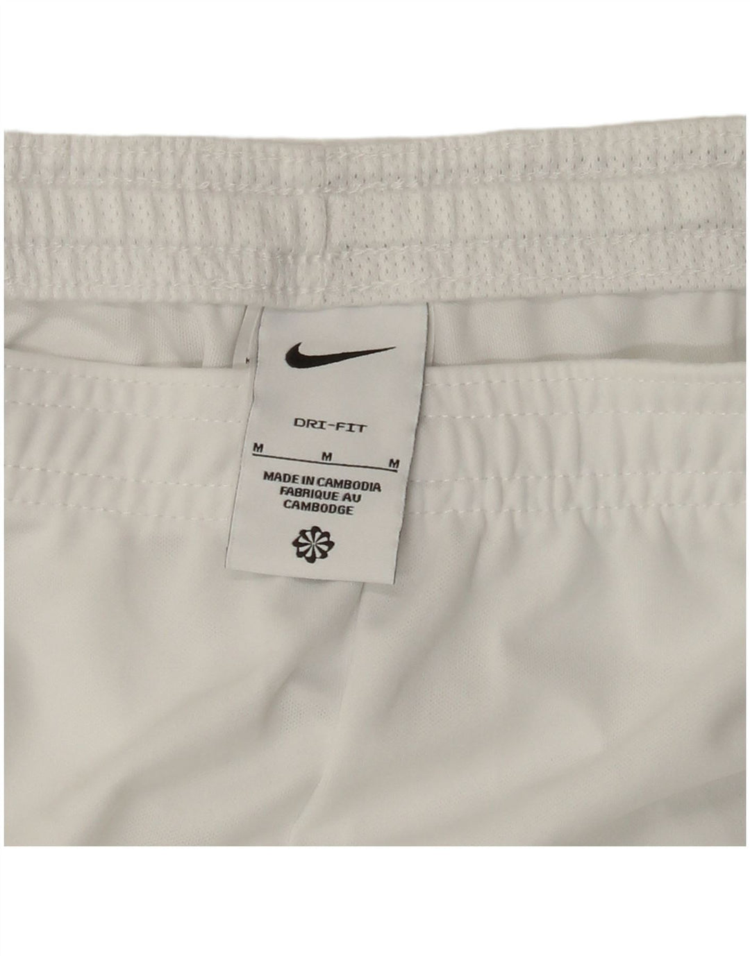 NIKE Short de sport Dri Fit pour homme en polyester blanc moyen