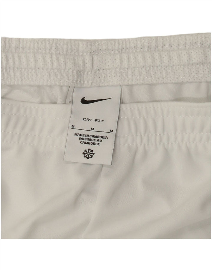 NIKE Short de sport Dri Fit pour homme en polyester blanc moyen