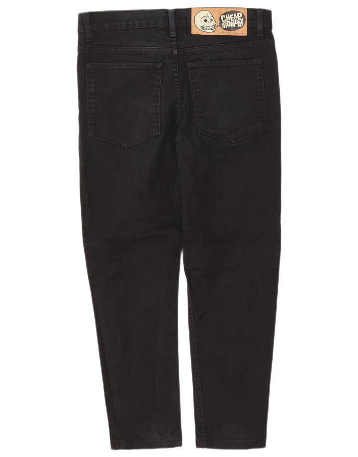 Cheap Monday Jean Slim Court Femme W33 L25 Coton Noir