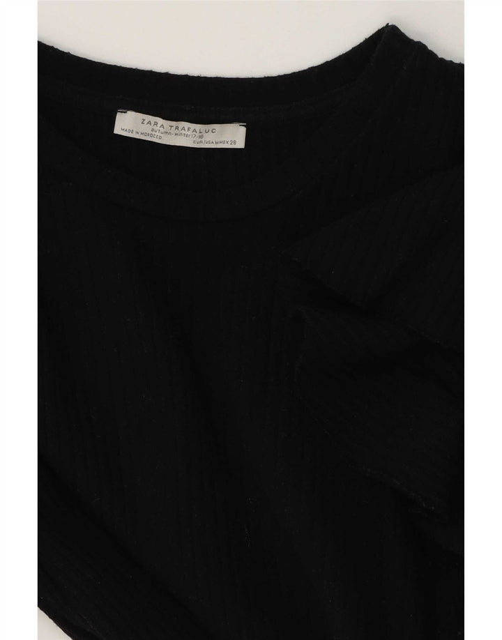 Zara Chemisier Femme UK 12 Medium Noir