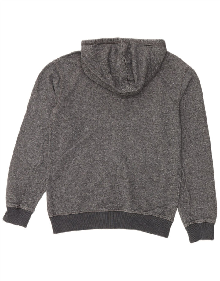 Quiksilver Sweat à Capuche Zippé Premium Homme Gris Moyen Coton