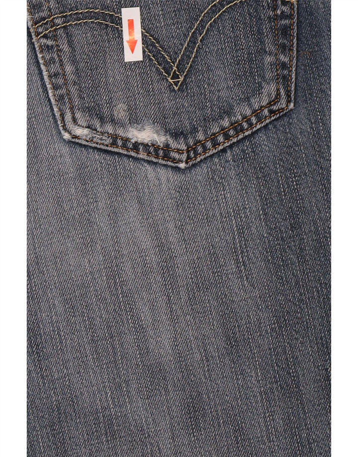 Levi's Jean Droit 501 Vieilli Homme W32 L28 Bleu Coton