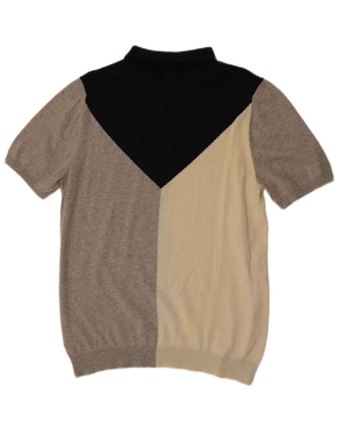 Reiss Pull col zippé pour femme UIK 14 Gris moyen Colourblock