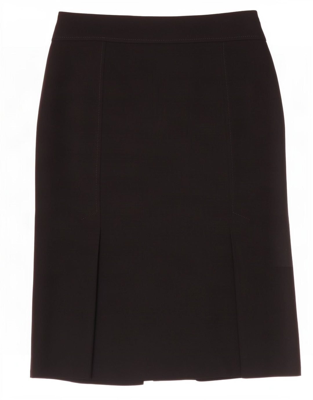 Marks & Spencer Jupe droite pour femme UK 12 Medium W30 Noir Polyester