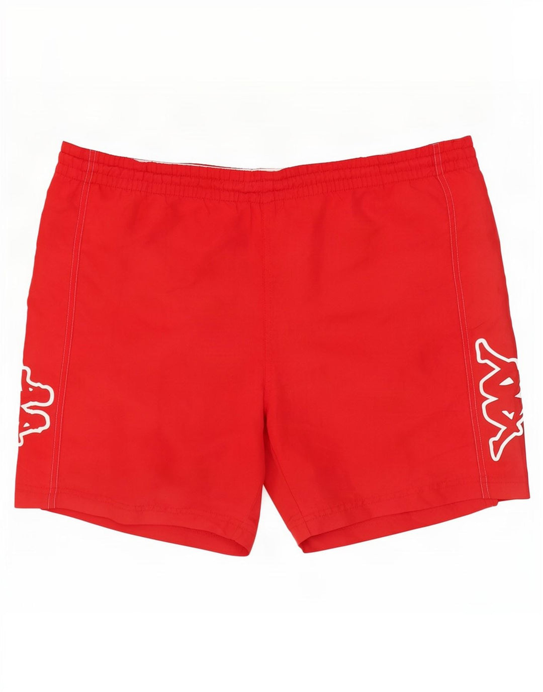 Kappa Short de Bain Graphique Homme Rouge Large