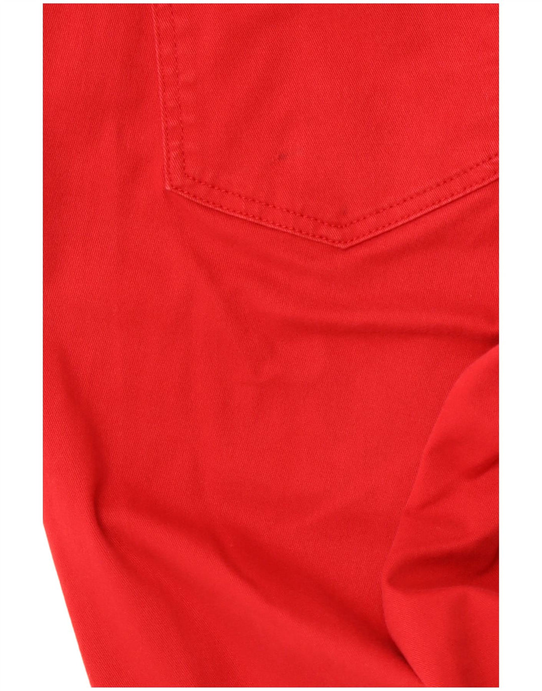 REISS Pantalon décontracté skinny pour femme UK 12 Medium W30 L32 Rouge Coton