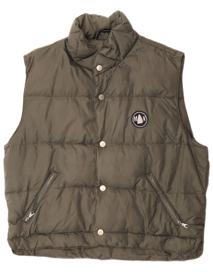 Murphy & Nye Gilet rembourré pour homme UK 38 Gris moyen