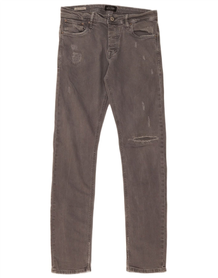 Jack & Jones Jean Slim GLENN Homme W31 L32 Gris Coton