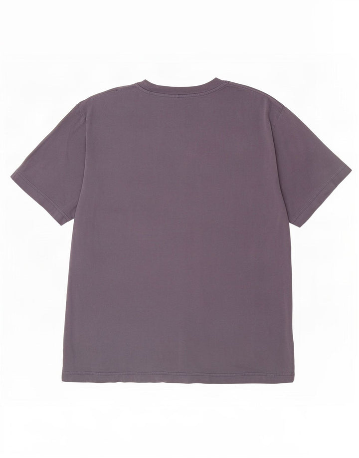Cos T-shirt coupe décontractée pour homme en coton bleu marine moyen