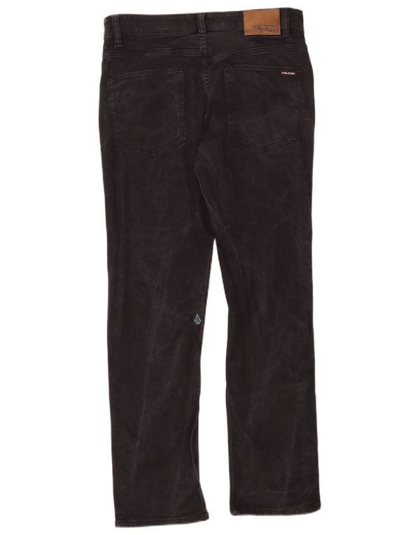 Volcom Jean droit Solver W32 L30 homme noir coton