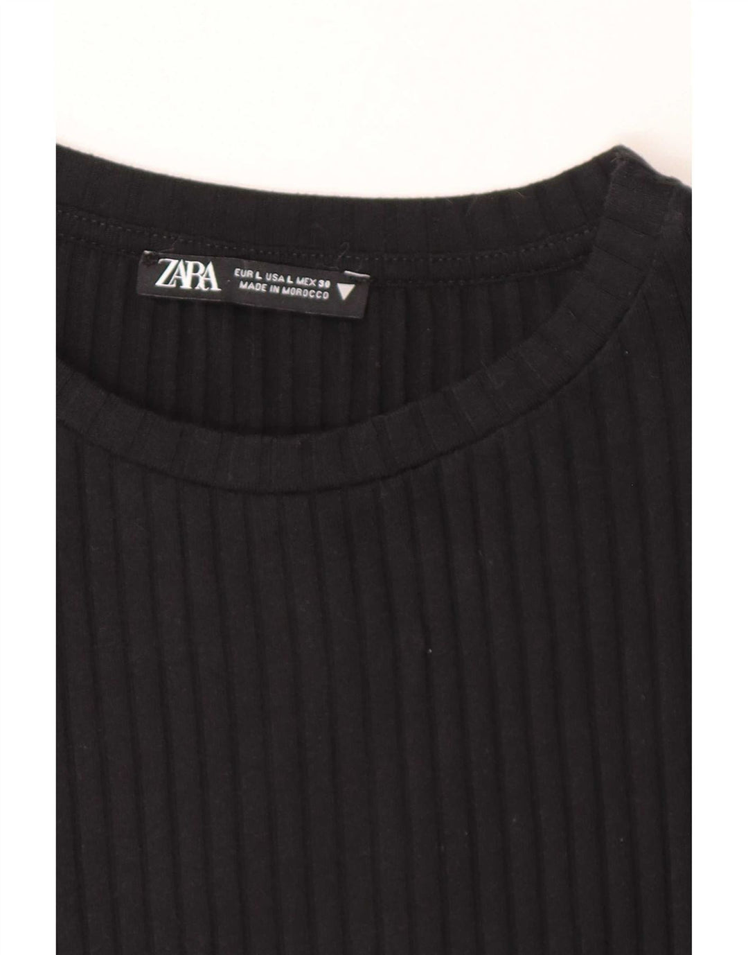 Zara Robe moulante pour femme UK 14 Large Noir