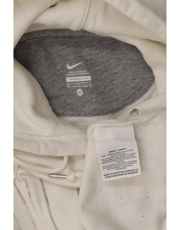 Nike Pull à capuche graphique en coton blanc moyen pour homme