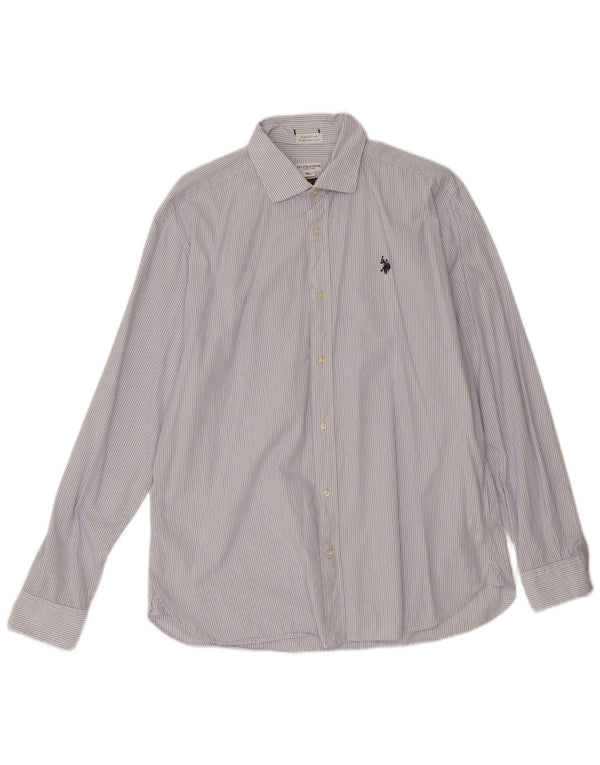 U.S. Polo Assn. Chemise Homme XL Bleu Rayure Coton