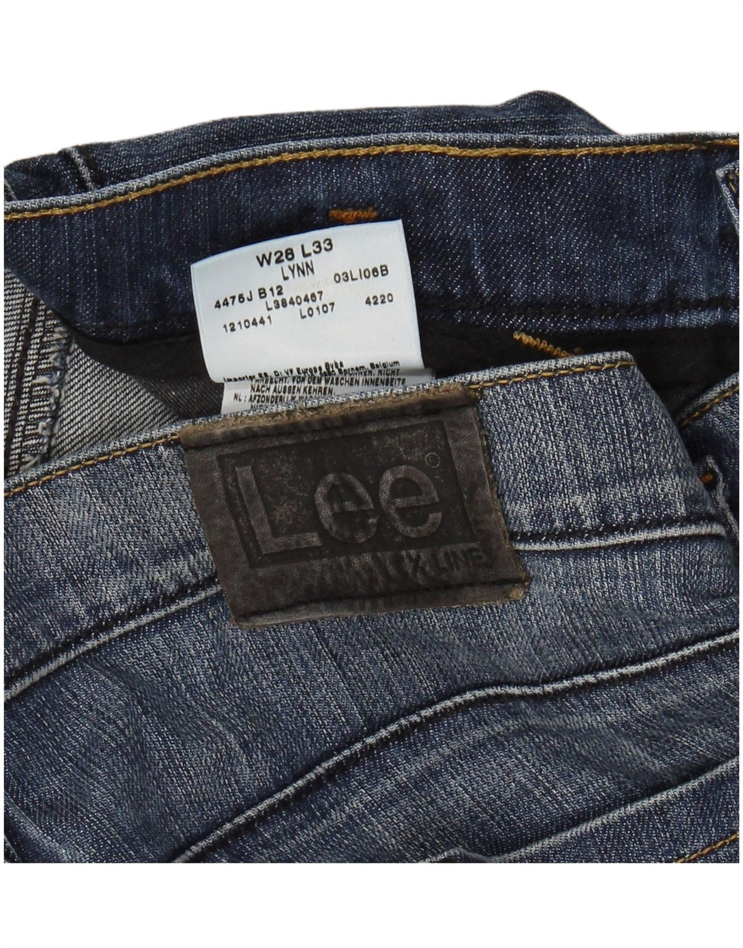 LEE Jean Slim Lynn Femme W28 L33 Bleu Coton