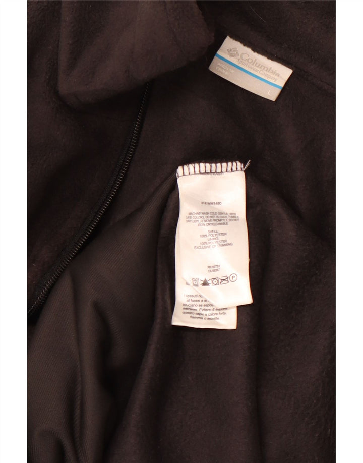 COLUMBIA Gilet Polaire Homme UK 40 Large Noir Polyester