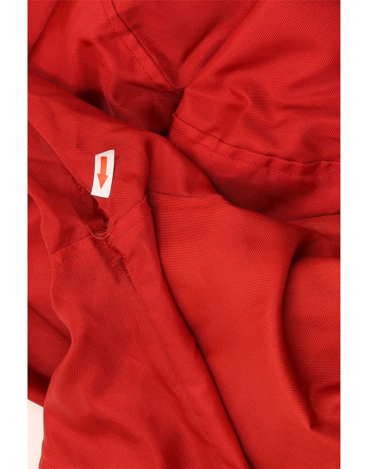 Invicta Veste de pluie à capuche pour homme UK 40 Large Rouge Polyamide