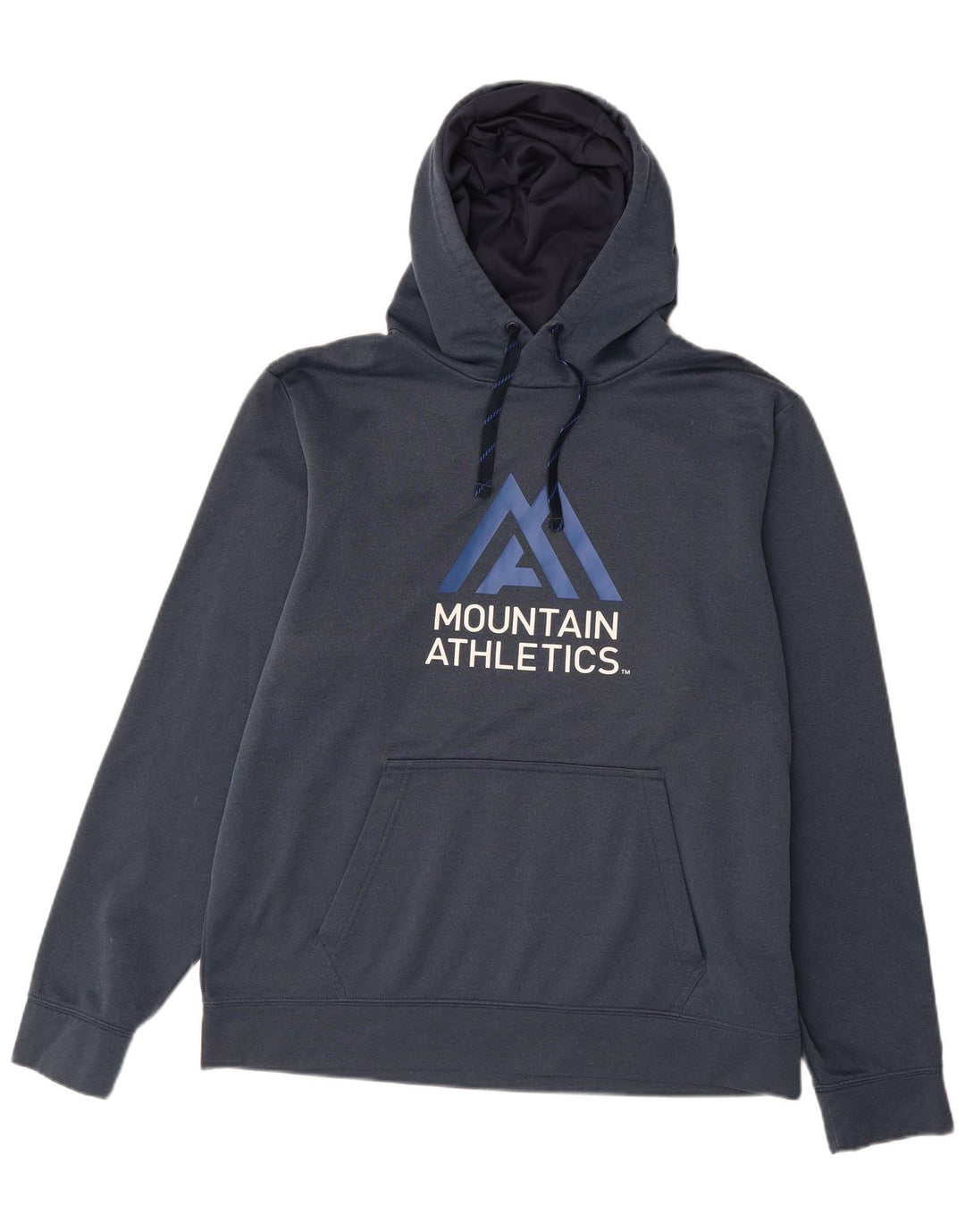 The North Face Pull à capuche graphique pour homme Large Bleu marine Polyester