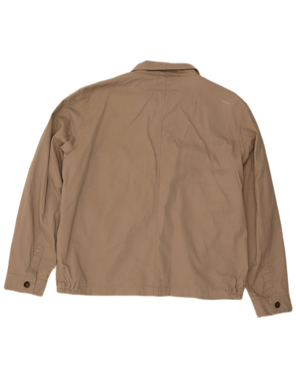 Marks & Spencer Veste Bomber Homme UK 44 2XL Coton Beige