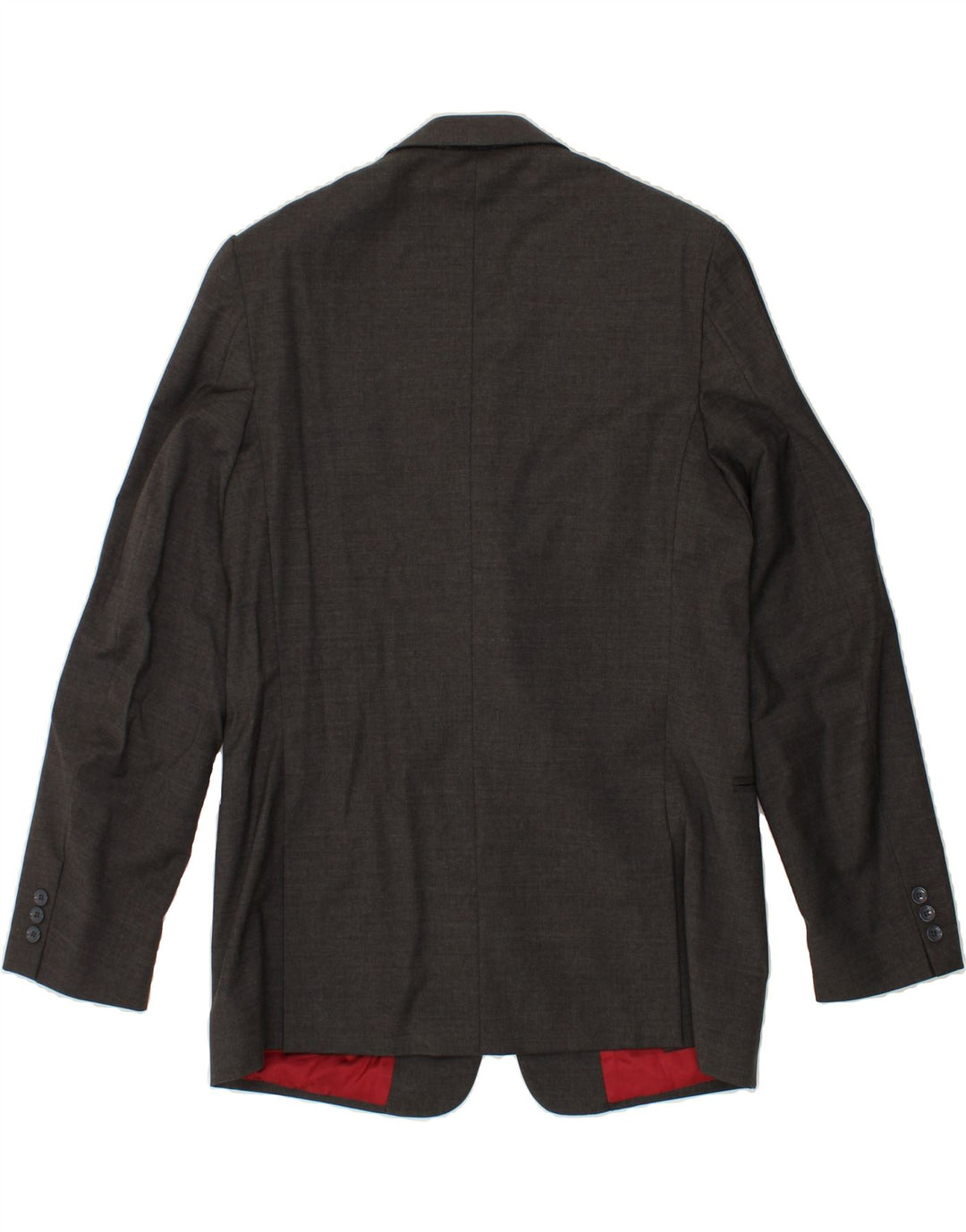 DOLCE & GABBANA Costume 2 pièces 3 boutons pour homme UK 40 Large W36 L34 Laine Grise